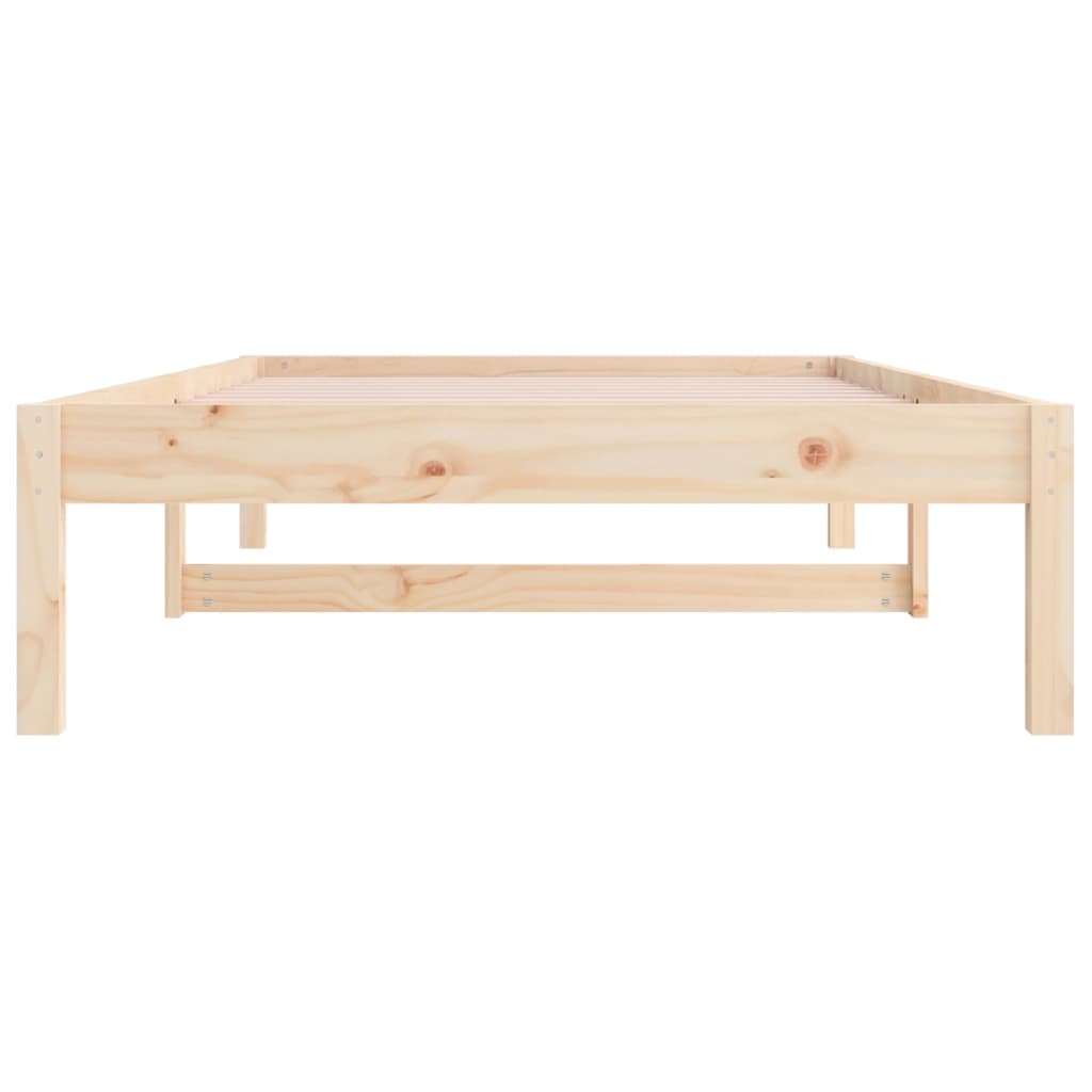 Lit de jour sans matelas 90x200 cm bois de pin massif