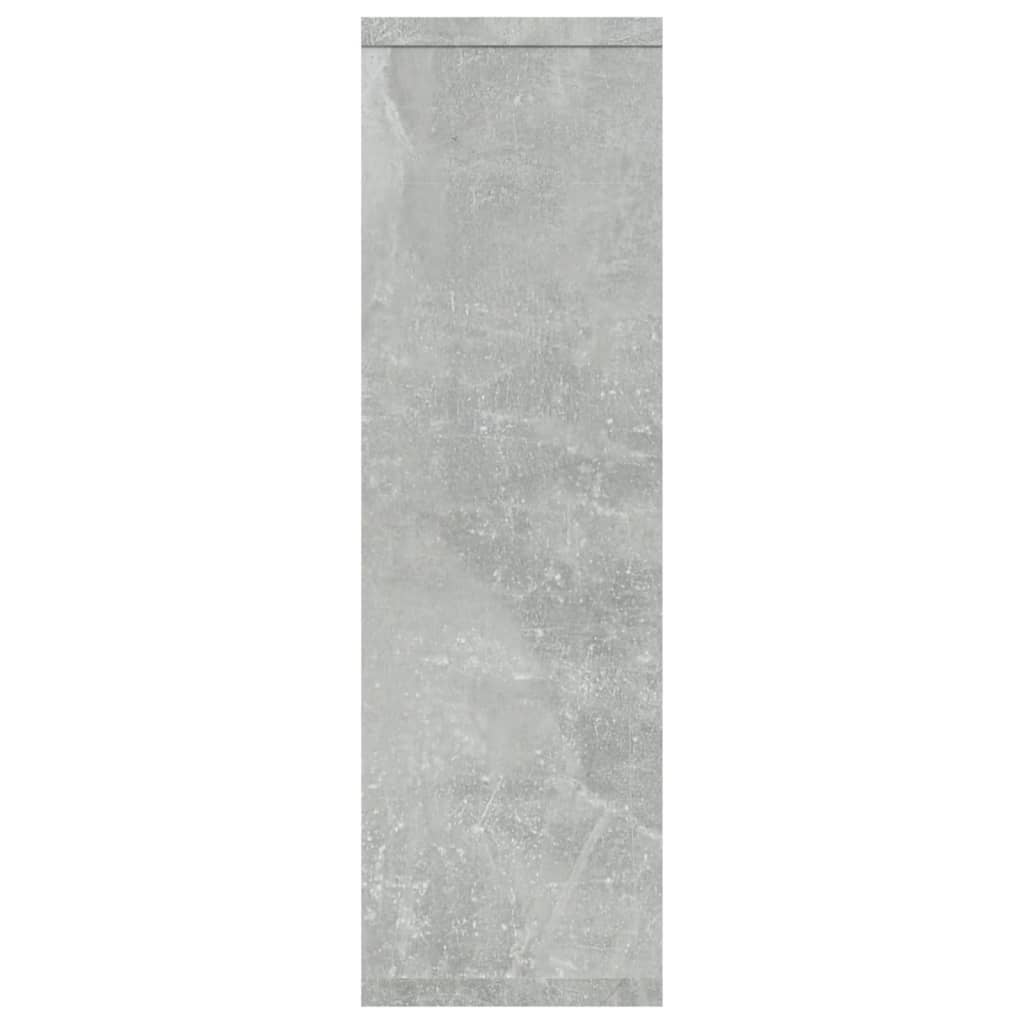 Étagère murale Gris béton 85x16x52,5 cm Bois d'ingénierie