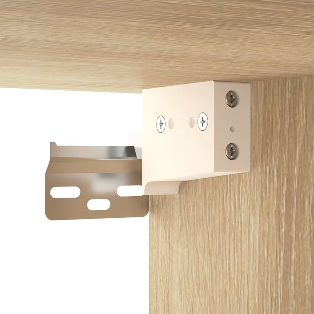 Meubles TV 2 pcs chêne sonoma 80x30x30 cm bois d'ingénierie