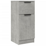 Buffet Gris béton 30x30x70 cm Bois d'ingénierie