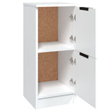 Buffets 2 pcs blanc 30x30x70 cm bois d'ingénierie