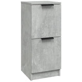 Buffet Gris béton 30x30x70 cm Bois d'ingénierie