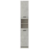 Armoire de salle de bain gris béton 32x34x188,5 cm