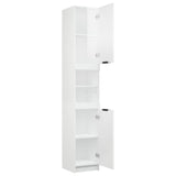 Armoire de salle de bain blanc brillant 32x34x188,5 cm