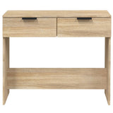 Table console Chêne sonoma 90x36x75 cm Bois d'ingénierie