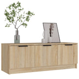 Meuble TV Chêne sonoma 102x35x36,5 cm Bois d'ingénierie