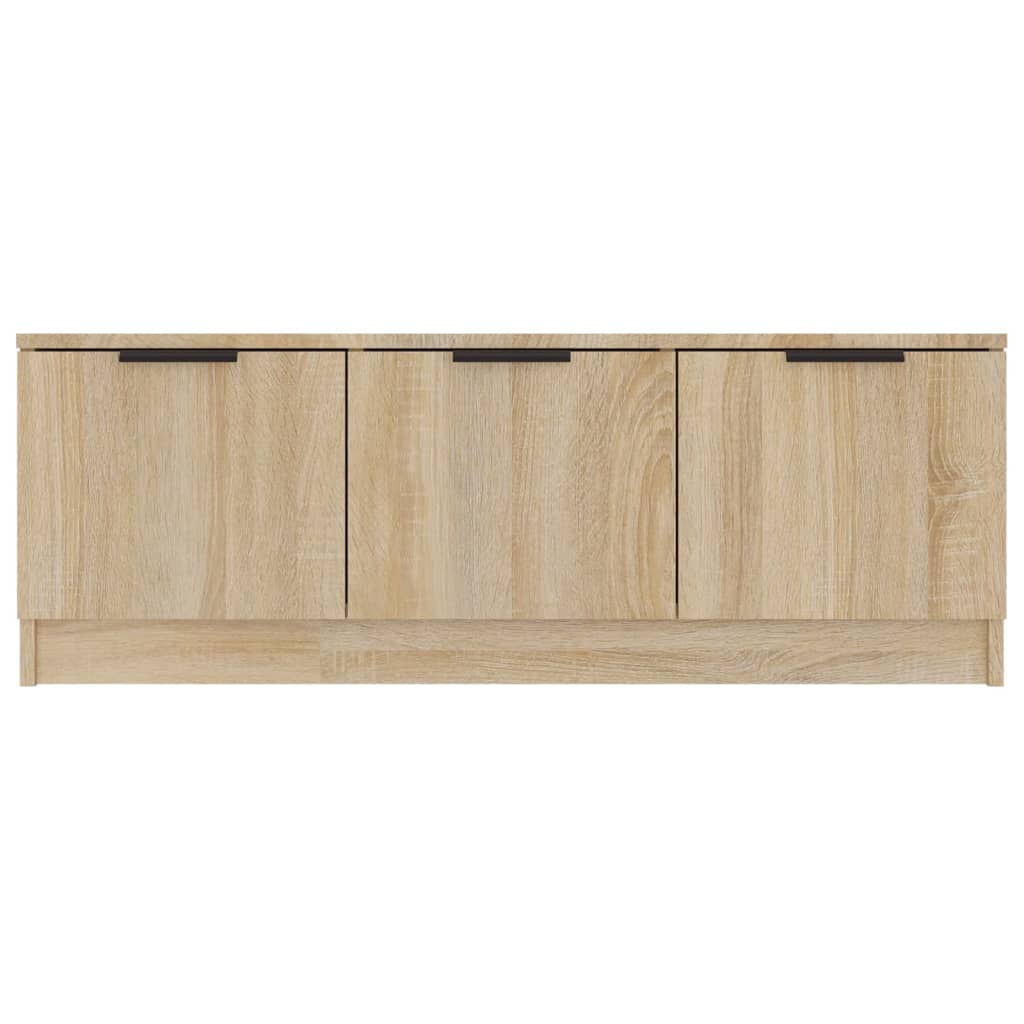 Meuble TV Chêne sonoma 102x35x36,5 cm Bois d'ingénierie