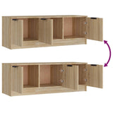 Meuble TV Chêne sonoma 102x35x36,5 cm Bois d'ingénierie