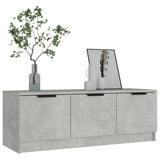 Concrete Grey TV Cabinet 102x35x36.5 cm Engineered Wood