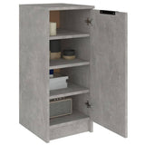 Armoire à chaussures Gris béton 30x35x70 cm Bois d'ingénierie