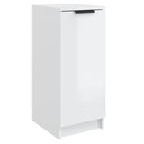 Shoe cabinet Glossy white 30x35x70cm Engineered wood