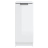 Shoe cabinet Glossy white 30x35x70cm Engineered wood