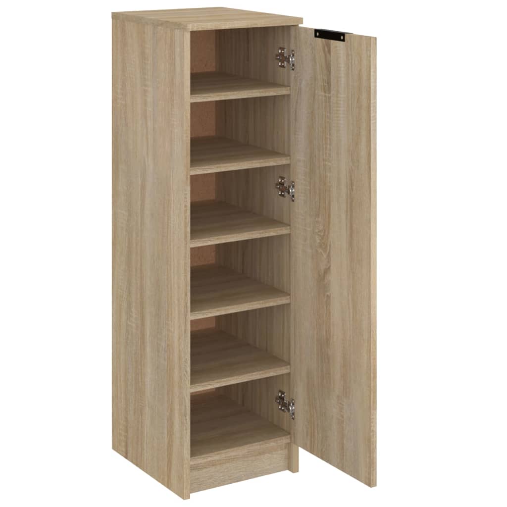 Shoe cabinet Sonoma oak 30x35x100cm Engineered wood