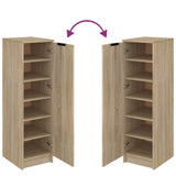 Shoe cabinet Sonoma oak 30x35x100cm Engineered wood