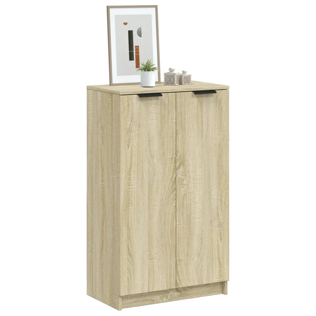 Armoire à chaussures Chêne sonoma 59x35x100cm Bois d'ingénierie