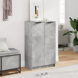 Armoire à chaussures Gris béton 59x35x100 cm Bois d'ingénierie