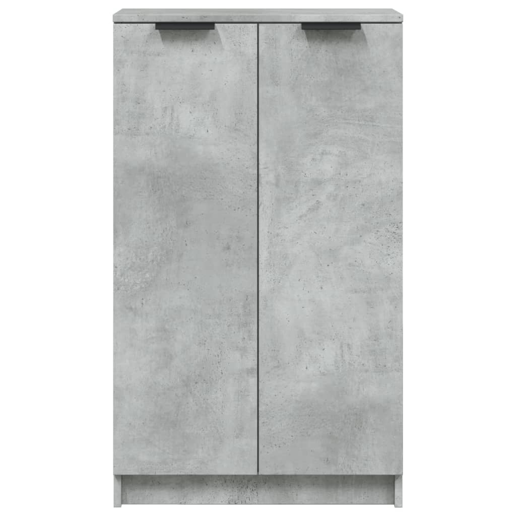 Armoire à chaussures Gris béton 59x35x100 cm Bois d'ingénierie