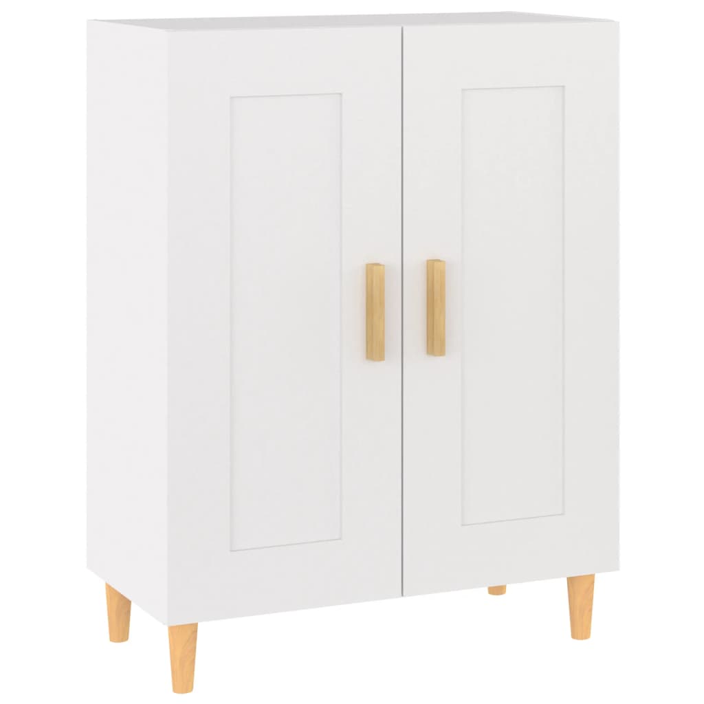 Buffet Blanc 69,5x34x90 cm Bois d'ingénierie