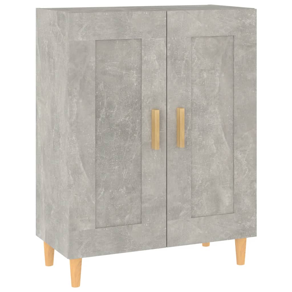 Buffet Gris béton 69,5x34x90 cm Bois d'ingénierie