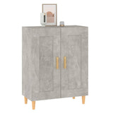 Buffet Gris béton 69,5x34x90 cm Bois d'ingénierie