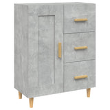 Concrete Grey Sideboard 69.5x34x90 cm Engineered Wood