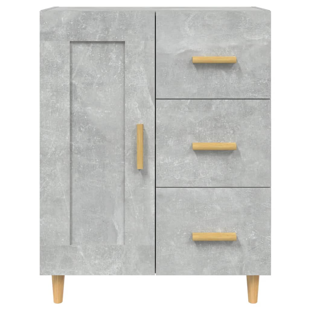 Concrete Grey Sideboard 69.5x34x90 cm Engineered Wood