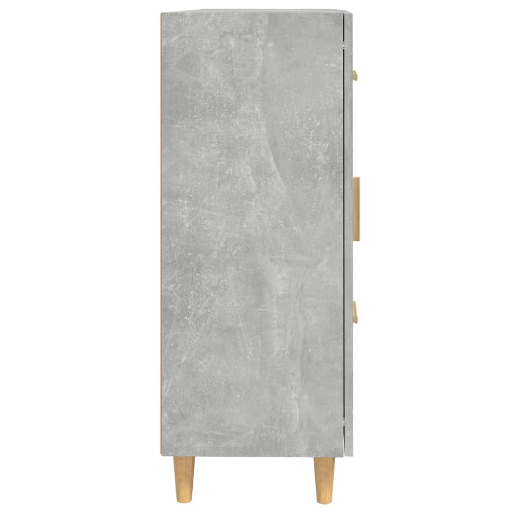 Concrete Grey Sideboard 69.5x34x90 cm Engineered Wood