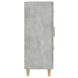 Concrete Grey Sideboard 69.5x34x90 cm Engineered Wood