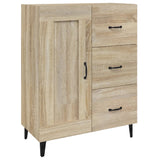 Sideboard Sonoma oak 69.5x34x90 cm Engineered wood