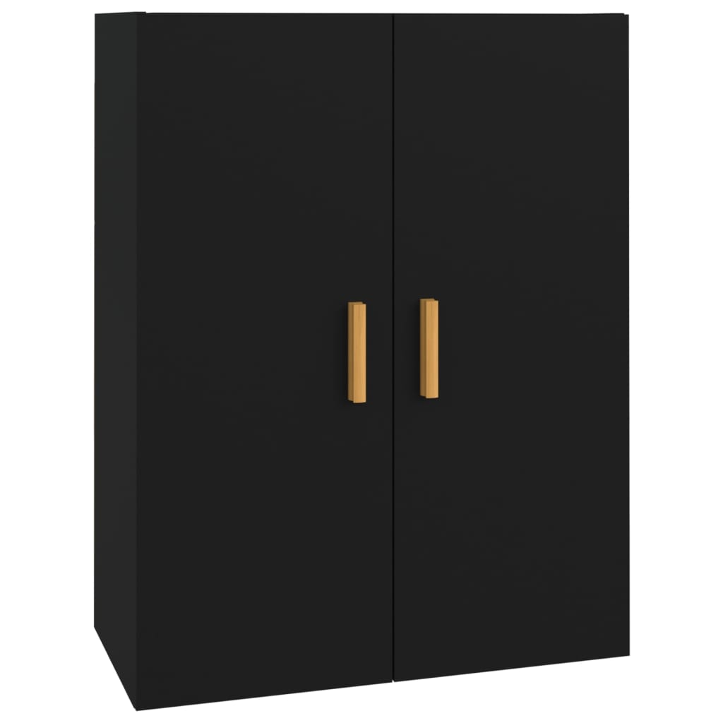 Armoire murale suspendue Noir 69,5x34x90 cm