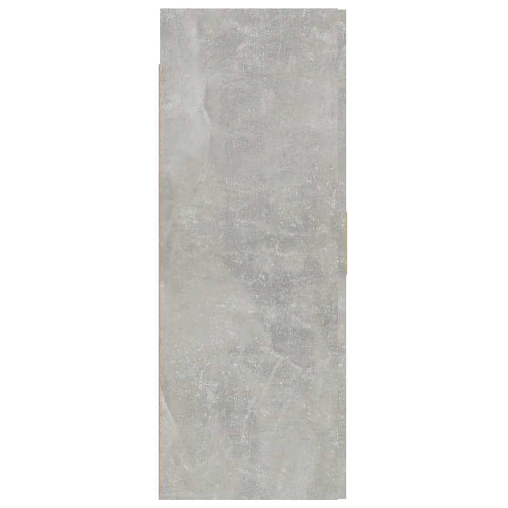 Armoire murale suspendue Gris béton 69,5x34x90 cm