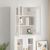 Armoire murale suspendue Blanc 69,5x34x90 cm