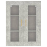 Armoire murale suspendue Gris béton 69,5x34x90 cm