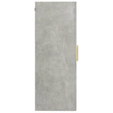 Armoire murale suspendue Gris béton 69,5x34x90 cm