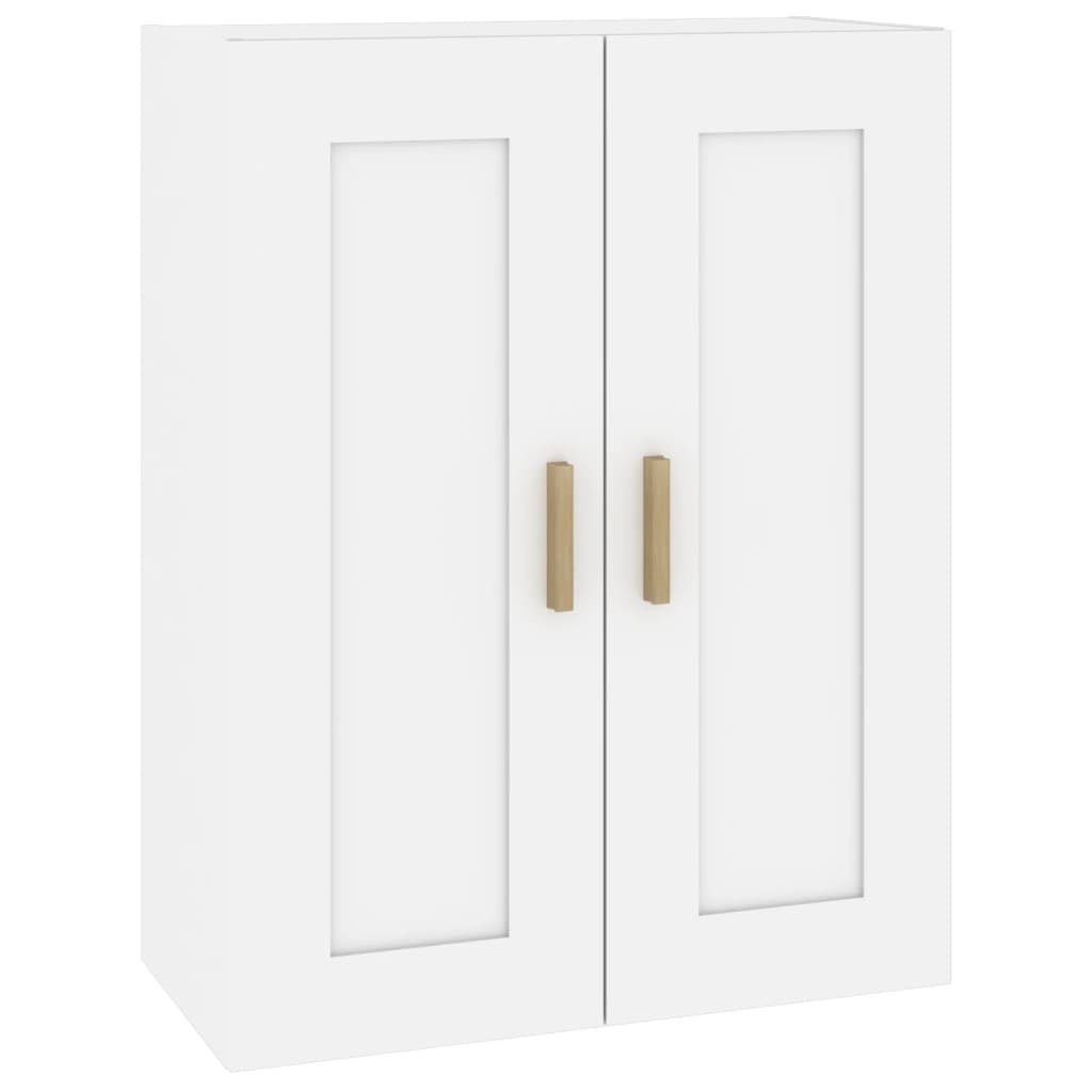 Armoire murale blanc 69,5x32,5x90 cm bois d'ingénierie