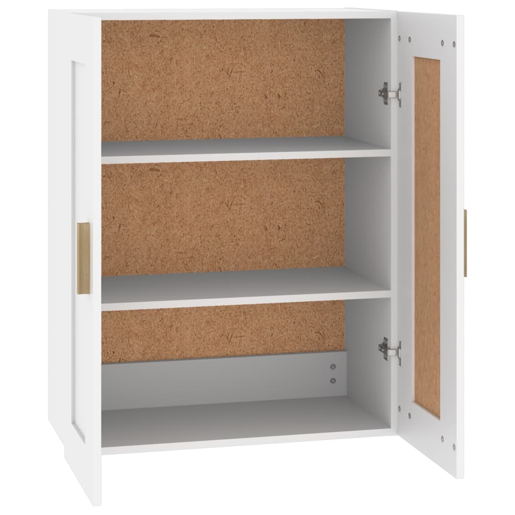 Armoire murale blanc 69,5x32,5x90 cm bois d'ingénierie