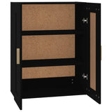 Armoire murale noir 69,5x32,5x90 cm bois d'ingénierie