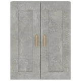 Armoire murale gris béton 69,5x32,5x90 cm bois d'ingénierie