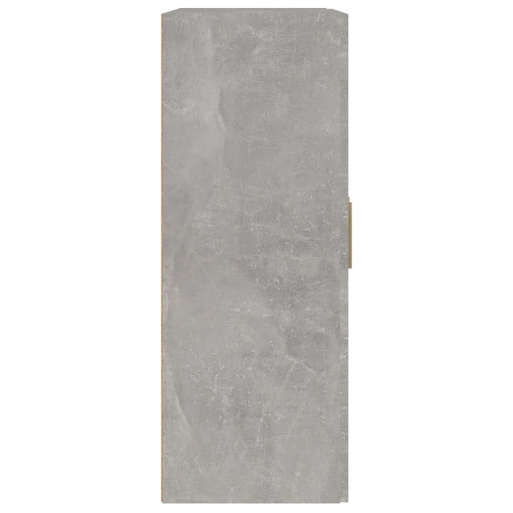 Armoire murale gris béton 69,5x32,5x90 cm bois d'ingénierie