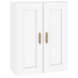 Armoire murale Blanc brillant 69,5x32,5x90 cm Bois d'ingénierie