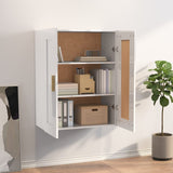 Armoire murale Blanc brillant 69,5x32,5x90 cm Bois d'ingénierie