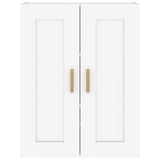 Armoire murale Blanc brillant 69,5x32,5x90 cm Bois d'ingénierie