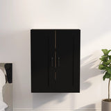 Armoire murale suspendue Noir 69,5x32,5x90 cm