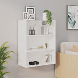 White hanging wall cabinet 69.5x32.5x90 cm