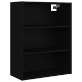 Hängewandschrank Schwarz 69,5x32,5x90 cm