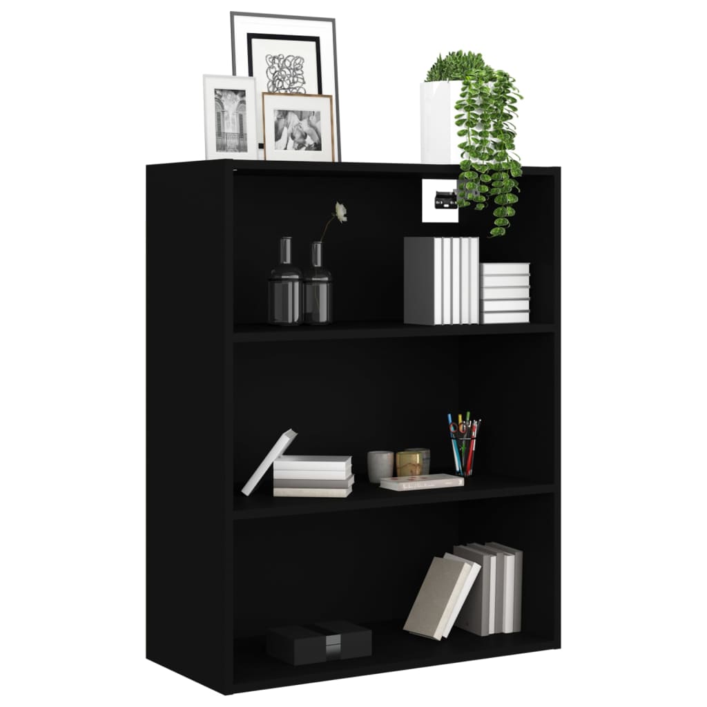 Armoire murale suspendue Noir 69,5x32,5x90 cm