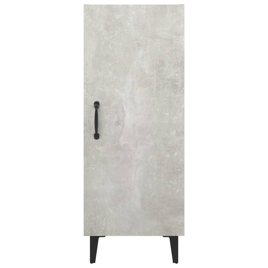 Concrete Grey Sideboard 34.5x34x90 cm Engineered Wood