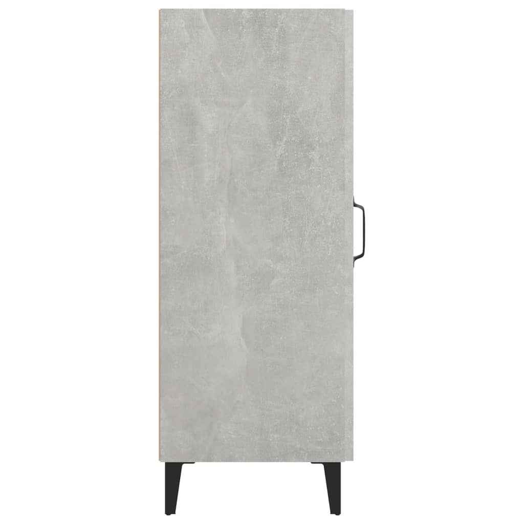 Concrete Grey Sideboard 34.5x34x90 cm Engineered Wood