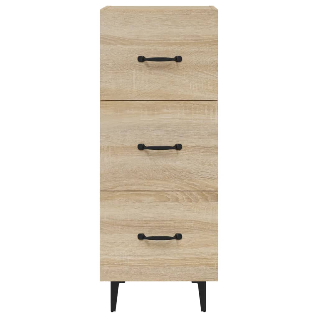 Sideboard Sonoma-Eiche 34,5x34x90 cm Holzwerkstoff