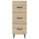 Sideboard Sonoma-Eiche 34,5x34x90 cm Holzwerkstoff